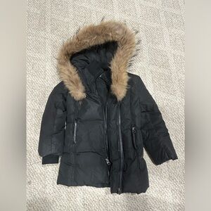 Kids Mackage black winter coat